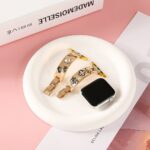 Watch strap Colorful Graffiti Carved Metal Strap for Apple Watch All Series