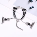 Watch strap Vintage Chanel-Style Beaded Strap for Apple Watch All Series