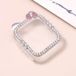 Alloy watch band KT Cat Rhinestone Metal Strap for Apple Watch All Series