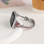 Watch strap Heart Key Rhinestone Metal Strap for Apple Watch All Series