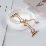 Watch strap Bone Hollow Rhinestone Strap for Apple Watch All Series