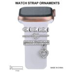 Watch strap decorative ring Rhinestone Decorative Strap Charms for Apple Watch