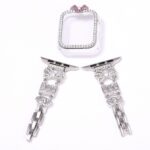Alloy watch band Bow Rhinestone Metal Strap for Apple Watch All Series