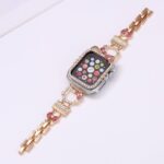 Alloy watch band KT Cat Rhinestone Metal Strap for Apple Watch All Series