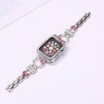 Alloy watch band KT Cat Rhinestone Metal Strap for Apple Watch All Series