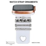 Watch strap decorative ring Rhinestone Decorative Strap Charms for Apple Watch