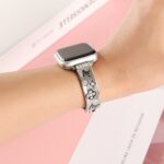 Watch strap Colorful Graffiti Carved Metal Strap for Apple Watch All Series
