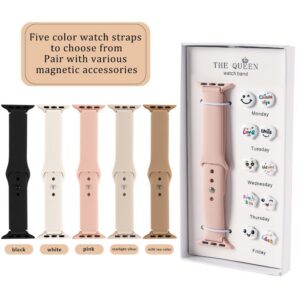 Magnetic watch strap
