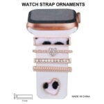 Watch strap decorative ring Rhinestone Decorative Strap Charms for Apple Watch