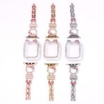 Alloy watch band KT Cat Rhinestone Metal Strap for Apple Watch All Series