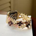 Watch strap Sakura Floral Enamel Strap for Apple Watch All Series