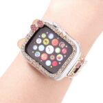Alloy watch band KT Cat Rhinestone Metal Strap for Apple Watch All Series
