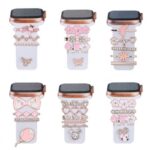 Watch strap decorative ring Rhinestone Decorative Strap Charms for Apple Watch / Samsung / Huawei