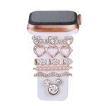 Watch strap decorative ring Rhinestone Decorative Strap Charms for Apple Watch / Samsung / Huawei