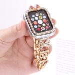 Alloy watch band Bow Rhinestone Metal Strap for Apple Watch All Series