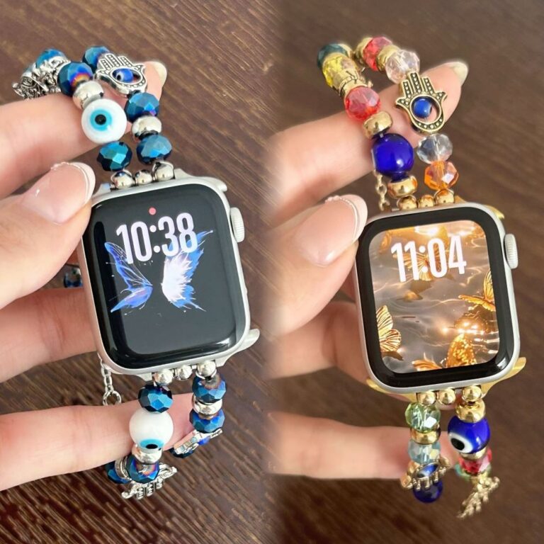 Watch strap Creative Buddha Hand Beaded Strap for Apple Watch Series S9/8/7/6/5/4/3/Ultra