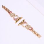 Alloy watch band KT Cat Rhinestone Metal Strap for Apple Watch All Series