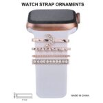Watch strap decorative ring Rhinestone Decorative Strap Charms for Apple Watch / Samsung / Huawei
