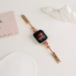 Watch strap Heart Key Rhinestone Metal Strap for Apple Watch All Series