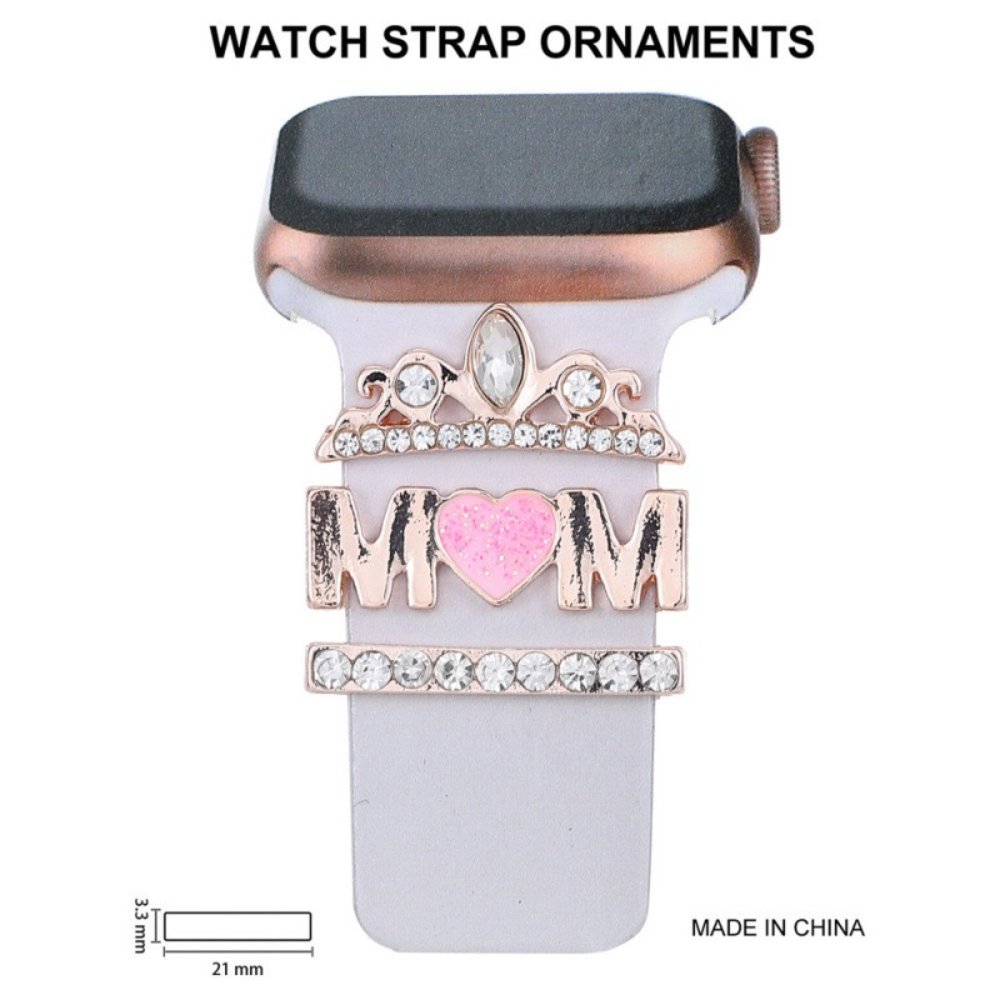 Watch strap decorative ring Rhinestone Decorative Strap Charms for Apple Watch