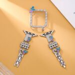 Alloy watch band 26-Letter Alphabet Rhinestone Strap Set for Apple Watch All Series